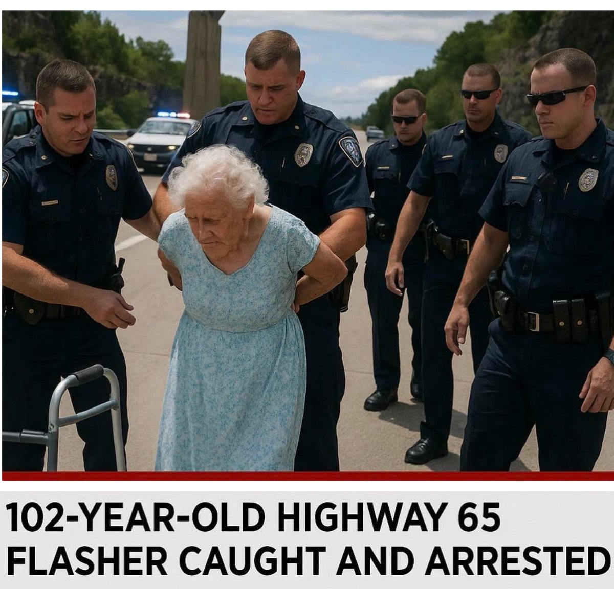 Did those 5 cops really show up to see her flash her Cooch??
🤔🤔🤔🤔