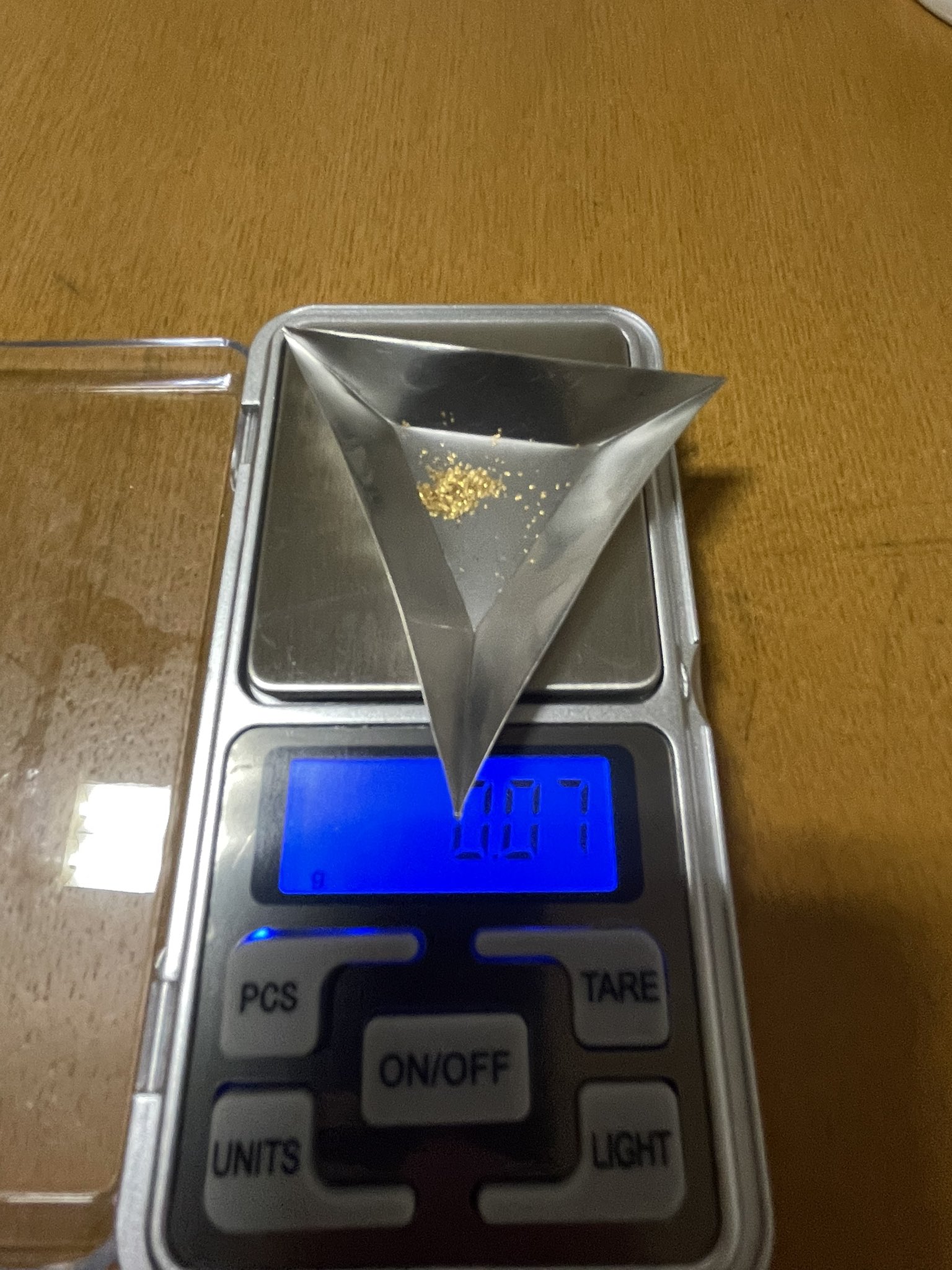 天然砂金 粉金用小型スポイト - 砂金に魅せられて！金狼の日々