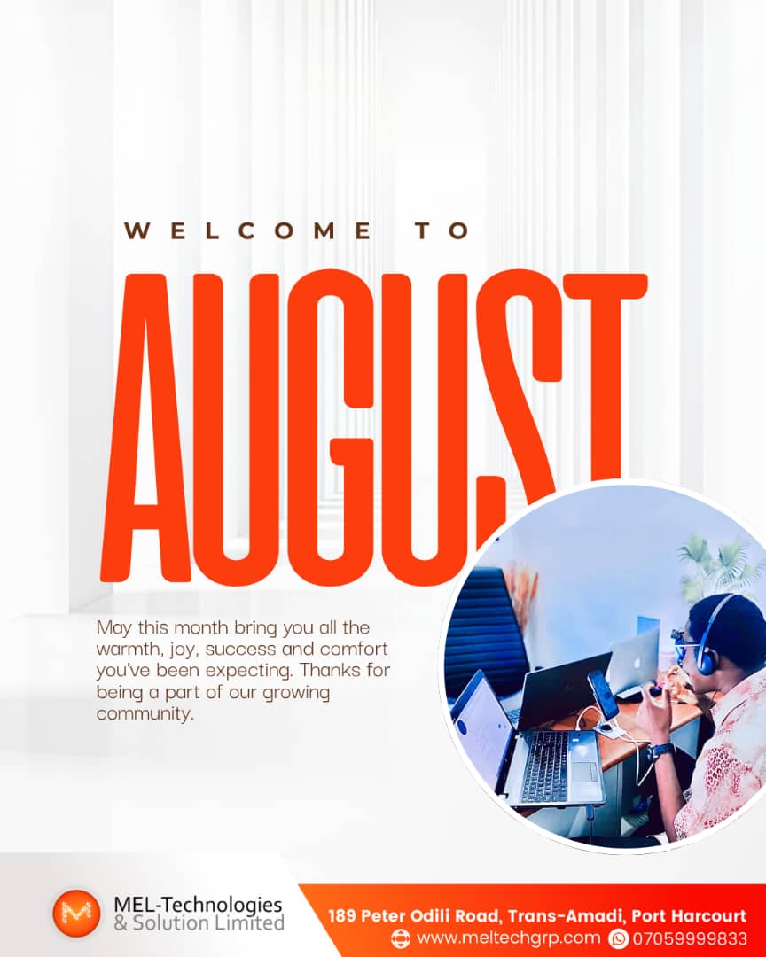MELTechSolution's tweet image. Happy New Month from all of us at MEL-Technologies!
We’re here to help you scale smarter, build faster, and innovate boldly. 💼🌐
Let’s make this month exceptional together!
#training
#MELTechnologies #TechTraining #DigitalSkills #FutureReady #CodeToCreate #TechAfrica #