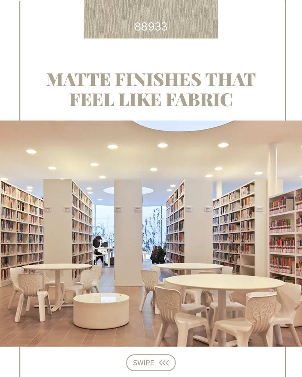 MakersLaminate's tweet image. Reading corners, study nooks, and libraries come alive with subtle yet impactful laminate textures.
Create peace, comfort, and focus — one sheet at a time.

📩 info@makerslam.com | 📞 1800 313 2828
#ReadingSpaces #QuietInteriors #LibraryDesign #MakersLaminate #TexturedLaminates