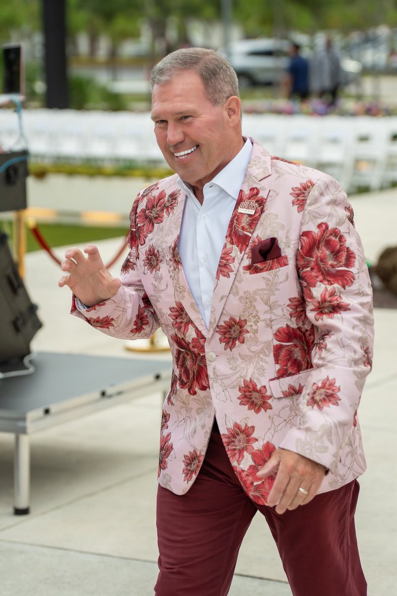 Celebrating President David A. Armstrong, J.D. on 7 incredible years leading St. Thomas University—now heading into year 8!
From bold blazers to bold vision, your commitment to faith, excellence, and innovation continues to elevate Bobcat Nation.

Thank you for your continued