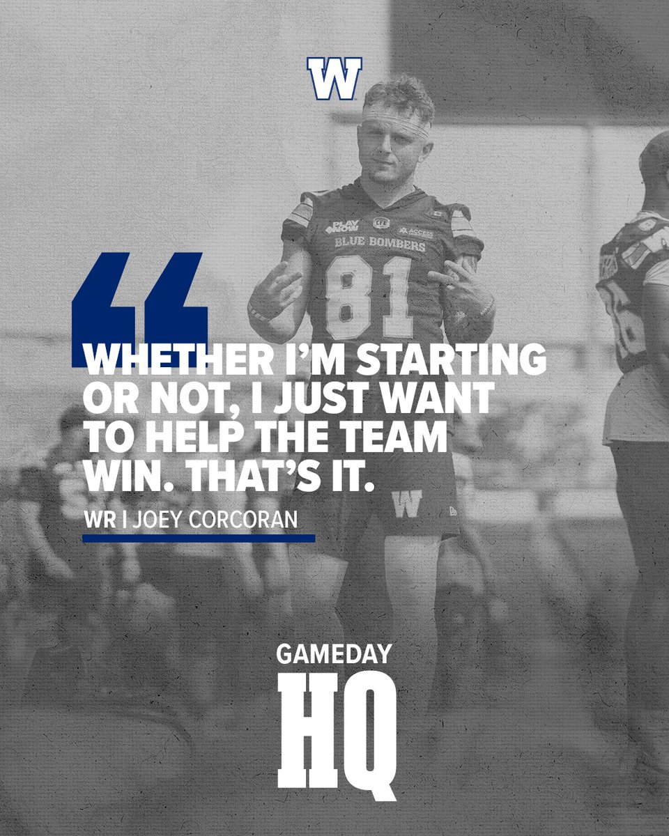 "Whether I’m starting or not, I just want to help the team win. That’s it."

Gameday HQ 🗒️ » bit.ly/4ofuhKD 
#ForTheW