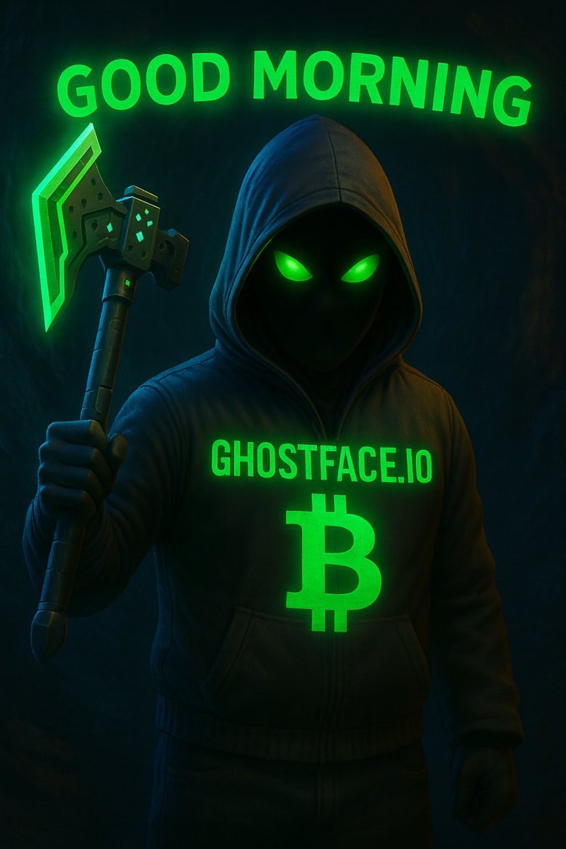 Good morning 
Logged in. Pickaxe ready.
Let’s mine some destiny. #Ghostface_IO #BTC 
<a href="/GoMining_token/">GoMining</a>