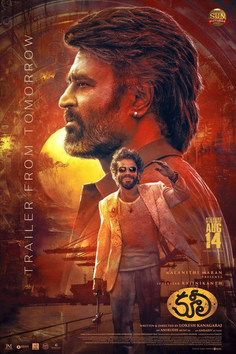 TollywoodBoxoffice.IN (@tbo_updates) on Twitter photo The much awaited #CoolieTrailer from tomorrow 7 PM 💥
#CoolieTelugu releasing worldwide August 14th
#Coolie <a href="/rajinikanth/">Rajinikanth</a> <a href="/iamnagarjuna/">Nagarjuna Akkineni</a> <a href="/Dir_Lokesh/">Lokesh Kanagaraj</a> <a href="/anirudhofficial/">Anirudh Ravichander</a> The much awaited #CoolieTrailer from tomorrow 7 PM 💥
#CoolieTelugu releasing worldwide August 14th
#Coolie <a href="/rajinikanth/">Rajinikanth</a> <a href="/iamnagarjuna/">Nagarjuna Akkineni</a> <a href="/Dir_Lokesh/">Lokesh Kanagaraj</a> <a href="/anirudhofficial/">Anirudh Ravichander</a>