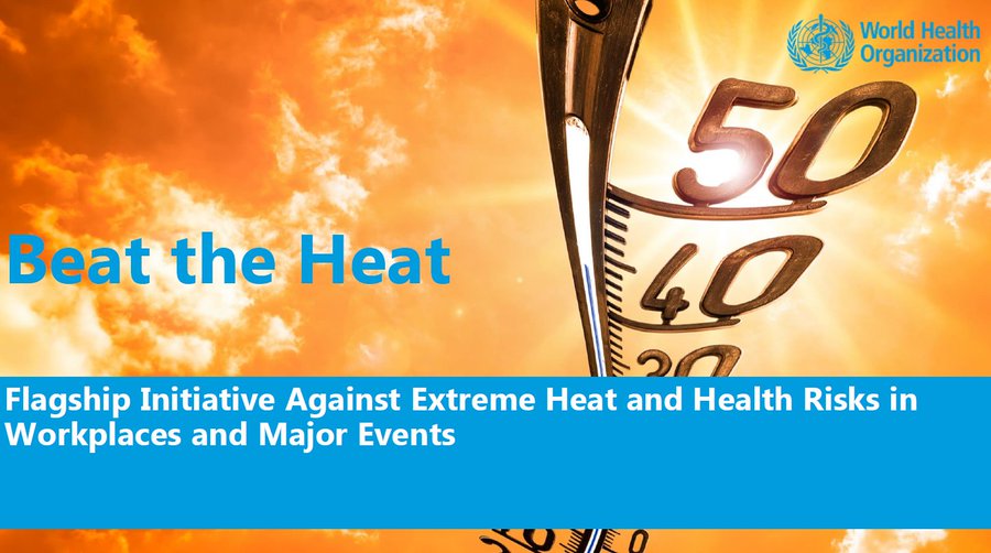 Michuano ya #CHAN ikielekea kuanza nchini Tanzania,Kenya&amp;Uganda

Tanzania kwa kushirikiana na <a href="/WHO/">World Health Organization (WHO)</a> kuzindua mpango wa “Beat the Heat” yaani “Lishinde Joto”  wenye lengo la kukabiliana na joto kali na hatari za kimazingira katika sehemu za kazi na kwenye matukio makubwa ya kijamii