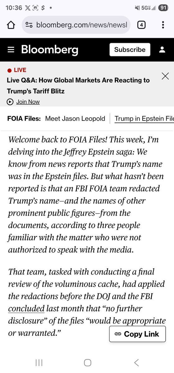 The FBI redacted Trumps name from Epstein files!