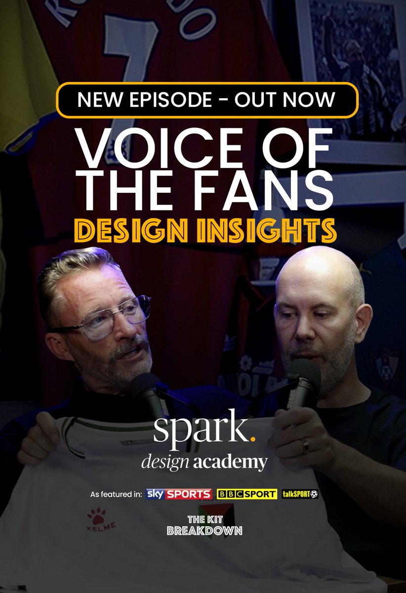 📣 New Episode: Voice of the Fans 🎙️

From Greenland’s mythic shirt to Nike’s Total 90 — Craig &amp; Rob unpack how culture, identity &amp; fan input shape kit design.

Plus: missed chances, wild outtakes &amp; why Rob’s kits never make the books 😅

📺 WATCH THE FULL EPISODE HERE -
