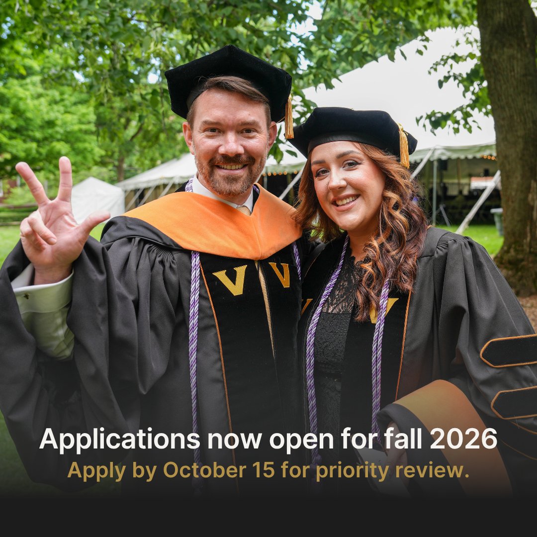 Applications are now open for fall 2026!  Start your application  for MN, MSN, DNP or PMC programs that begin next August. Apply by October 15 for priority review. ow.ly/ya2450WyhiR
