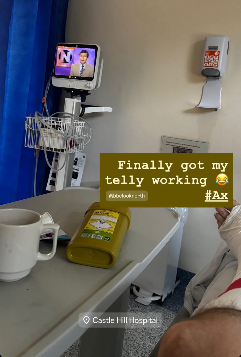 andyoyo1's tweet photo. After 5 days in Hospital Peter! @peter_levy @looknorthBBC @friendsonevery #Ax https://t.co/0m1cO4Nbj6