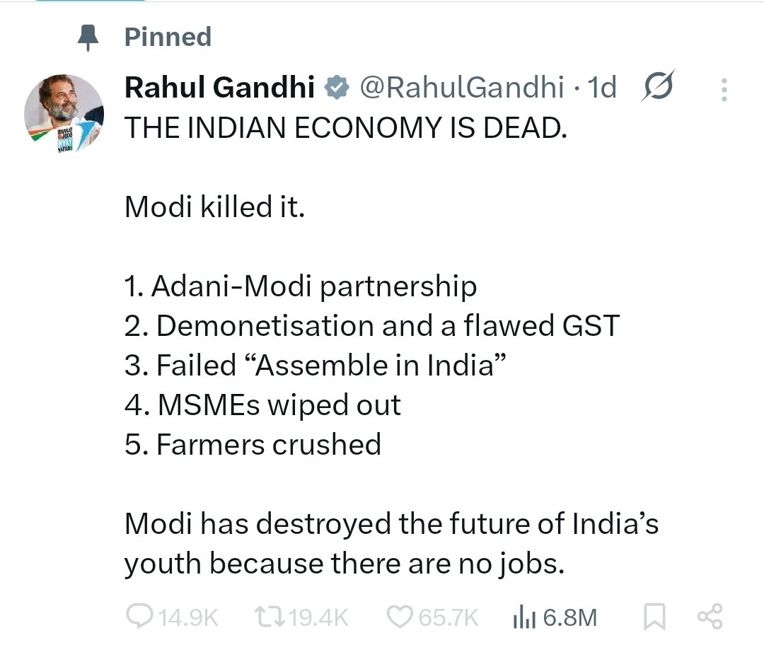He has literally pinned this tweet.... What a shameless creature.