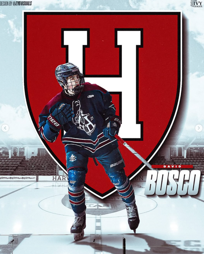 ‼️🚨BREAKING🚨‼️

The Harvard Crimson have received a commitment from David Bosco!

The ’08 born Forward from MA had 47 points in 32 GP during the 2024-25 season for Belmont Hill School.

Expected to play the 2025-26 season for Cedar Rapids (USHL).