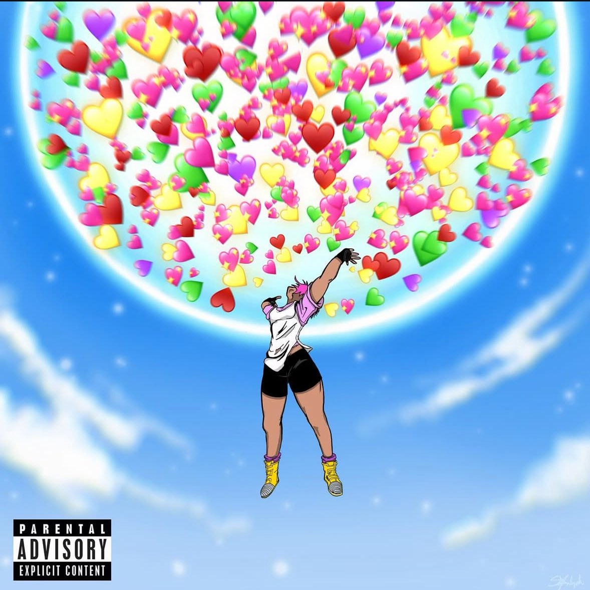 rapidvisuls's tweet photo. I did the official cover art animation/youtube visualizer for @TiaCorine 's new single "FALL IN LOVE" I really love how it ended up looking, I had so much fun doing this one. https://t.co/IpcpsGJSeO