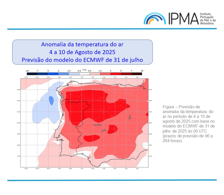 #Tempo: 🌡 Continuação de temperaturas elevadas na próxima semana no continente, com temperatura máxima entre 36 e 43/44 °C e noites tropicais generalizadas até 3ªfeira. Diminuição gradual da temperatura a partir do meio da semana.
Para mais informação:
👉 tinyurl.com/59njcfm5