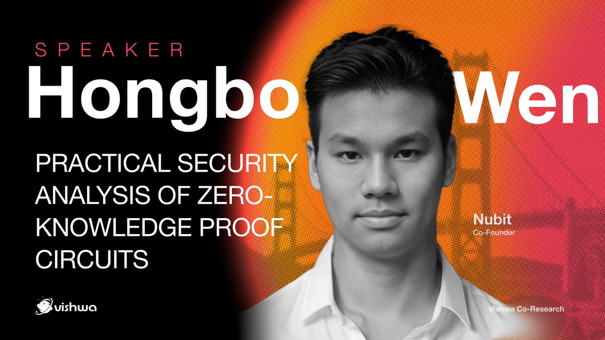 Can Bitcoin become programmable without sacrificing trustlessness? Zero-knowledge  proofs may be one of the most promising paths. Join Hongbo Wen @archidog0,  Co-founder of @nubit_org, at the next Vishwa Co-Research for: Practical  Security