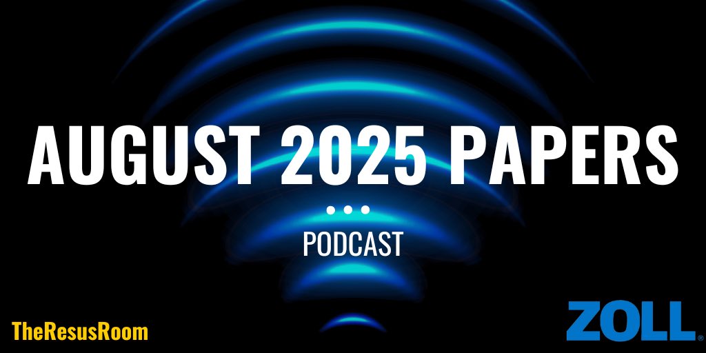 August Papers Podcast

•Incidence of VF in cardiac arrest only identified on ultrasound ⚡️
•ACS strategies and prevalence in UK EDs ♥️
•Hypertonic Saline in TBI 🧠

itunes.apple.com/gb/podcast/the…

open.spotify.com/show/4pGoo1XFn…

TheResusRoom.co.uk #FOAMed