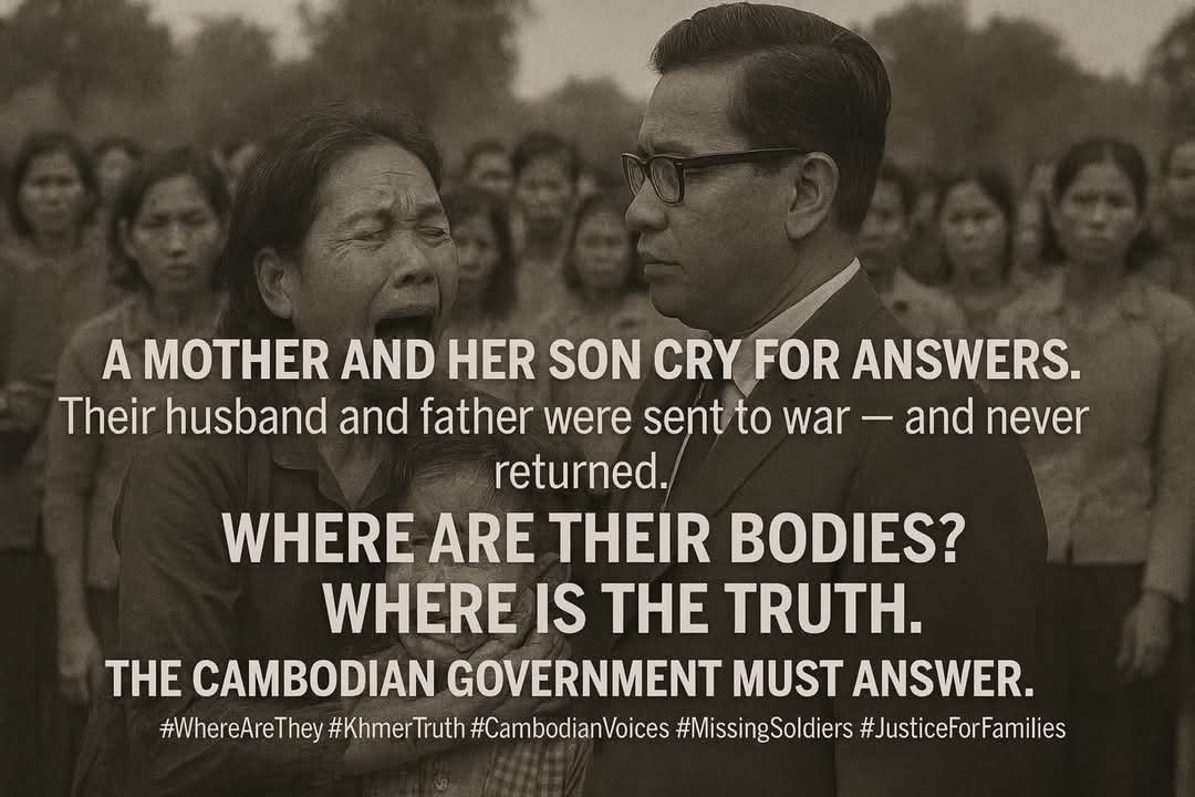 prasut's tweet photo. We uphold 'int ethical during the war, we hand those bodies of soldiers who died in the battlefield properly with honor with dignity and with evidence. 
But have those bodies ever returned to their homes? CAM government must have the answers to their families.
#TruthFromThailand https://t.co/eftTt6Ufj3