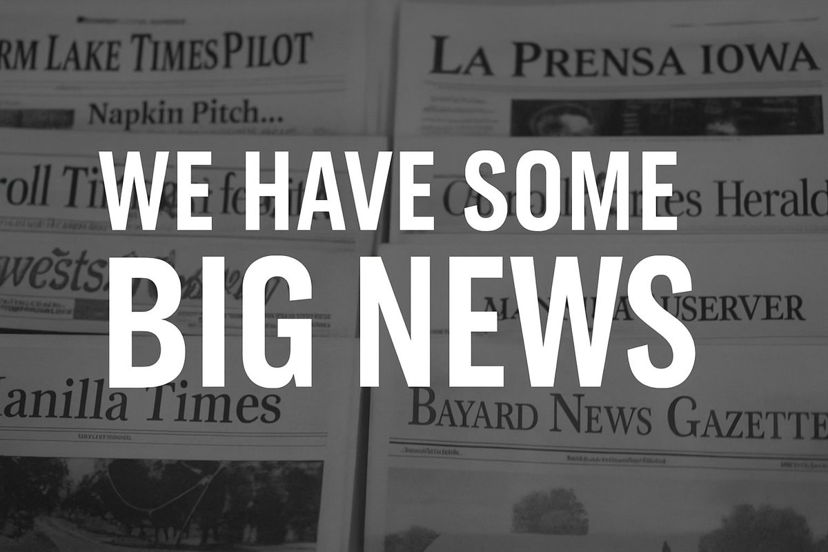 We just hit a MAJOR milestone - surpassing $1 million in local newsroom investments in western Iowa! Together, we can build on this momentum and help even more rural newsrooms increase reporting and adapt to the digital age. westerniowajournalismfoundation.com