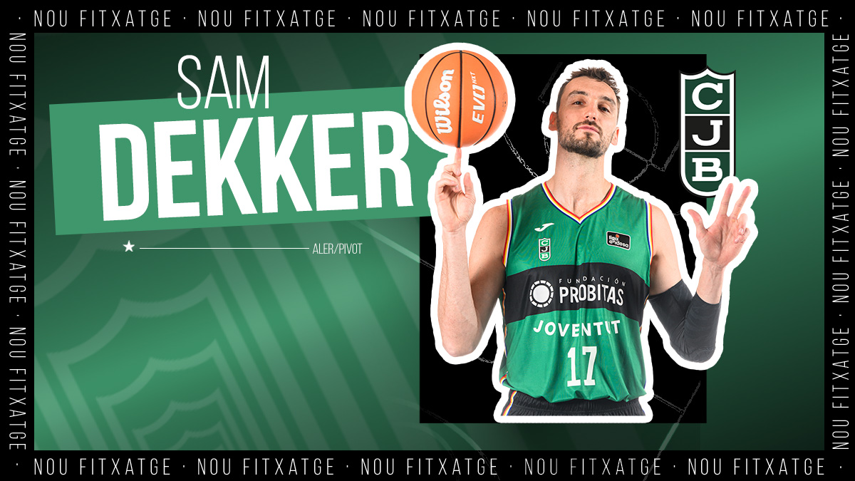💣 Talent NBA: Sam Dekker té ganes de Penya!

🤝 El Joventut incorpora a l’aler pivot nord-americà, que signa fins al 30 de juny del 2026

📝 El comunicat: bit.ly/BentornatSam

Welcome back, <a href="/dekker/">Sam Dekker</a>! 💚🖤

#CityOfBadalona