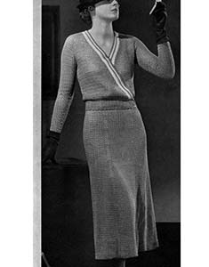 Two Piece Surplice Dress Pattern #126 published in Cotton Fashions for Crochet and Knitting #38 by Spool Cotton Company.
freevintagecrochet.com/spool149/126-t…