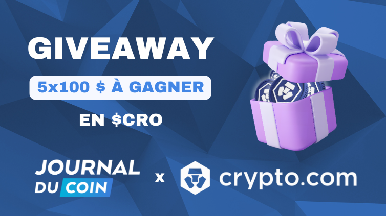 Journal du Coin (@lejournalducoin) on Twitter photo 🎁 Giveaway Crypto.com x Journal du Coin 🎁
<a href="/Cryptocom_FR/">Crypto.com 🇫🇷</a> vous régale et offre à 5 personnes l’équivalent de 100 $ en $CRO 💸
Pour participer, rien de plus simple :
1️⃣ Suivre <a href="/Cryptocom_FR/">Crypto.com 🇫🇷</a> et <a href="/LeJournalDuCoin/">Journal du Coin</a>
2️⃣ Like & RT ce post
3️⃣ Taguer un ami en commentaire 🎁 Giveaway Crypto.com x Journal du Coin 🎁
<a href="/Cryptocom_FR/">Crypto.com 🇫🇷</a> vous régale et offre à 5 personnes l’équivalent de 100 $ en $CRO 💸
Pour participer, rien de plus simple :
1️⃣ Suivre <a href="/Cryptocom_FR/">Crypto.com 🇫🇷</a> et <a href="/LeJournalDuCoin/">Journal du Coin</a>
2️⃣ Like & RT ce post
3️⃣ Taguer un ami en commentaire
