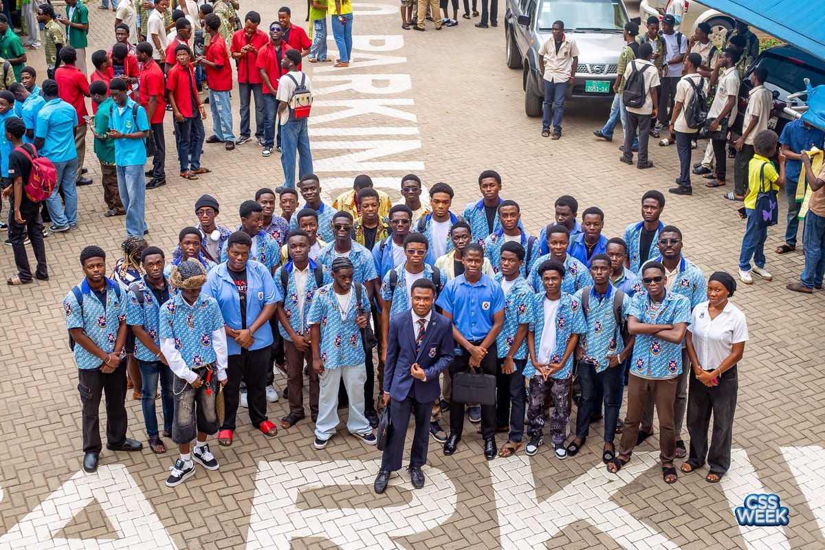 thecssknust's tweet image. The Gre8t Legacy 🔵

PRESECans in CSS lined up in unity during CSS Week to form the iconic “8” 

a powerful reminder of their unmatched dominance in the @NSMQGhana arena.
Great minds. Great legacy. Gre8t indeed. 

@Preseclegon1  #PRESEC #CSSWeek #Day4 #TheBlueMagic 📸