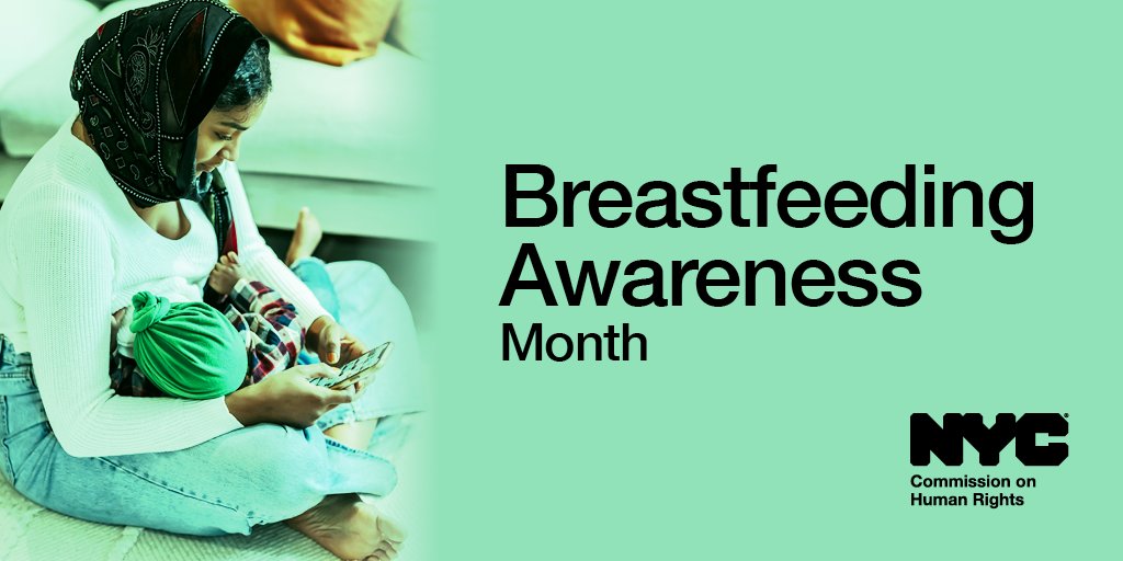 Local Law requires that employers provide employees with lactation accommodations, including a lactation room where employees can pump/express breast milk, and reasonable time to pump/express breast milk: nyc.gov/site/cchr/law/…

#breastfeedingawarenessmonth