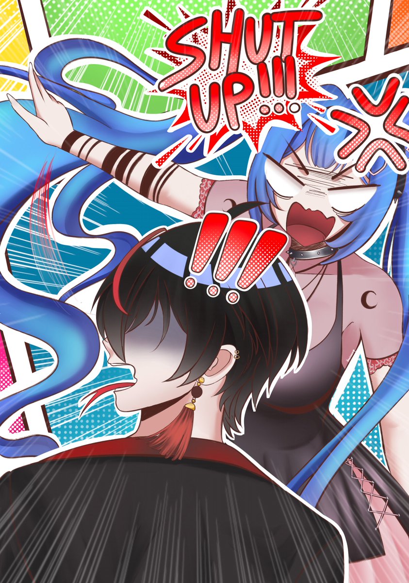 "anyone want cute art w/ me?" 
"anyone want nsfw art w/ me?"
AND HERE I AM GETTING ART YELLING AT PEOPLE

hiii <a href="/SushiHebi/">Sushi Uenohebi｜Snake God 🍣🐍【EN Vtuber】</a> don't hate me pls💜

🎨<a href="/itsmisasoup/">misa ☆ magical mouse vtuber 🐭🩷</a> 🫶