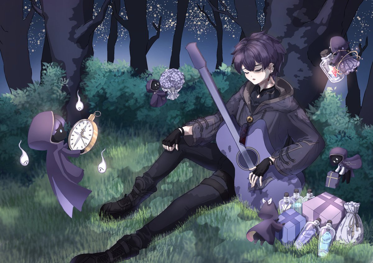 phongtunguyet's tweet photo. Happy Birthday Shoto. 💜💜💜
This is a small piece of art I made for the zine. It was a great honor to be part of this project this year!!

This is my first time being a background artist (a little nervous actually💦).
#BakumoriGarden2025 #ShouDay2025 #ArtoftheRogue https://t.co/WAOJLB3DTY