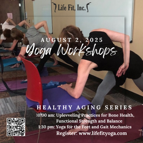 Our friends at Life Fit Yoga still have a few spots available for their sessions tomorrow. Learn about how to prevent physical issues as you age with these unique classes.

Comment 'Interested' to be sent a code for 25% off!

🍃