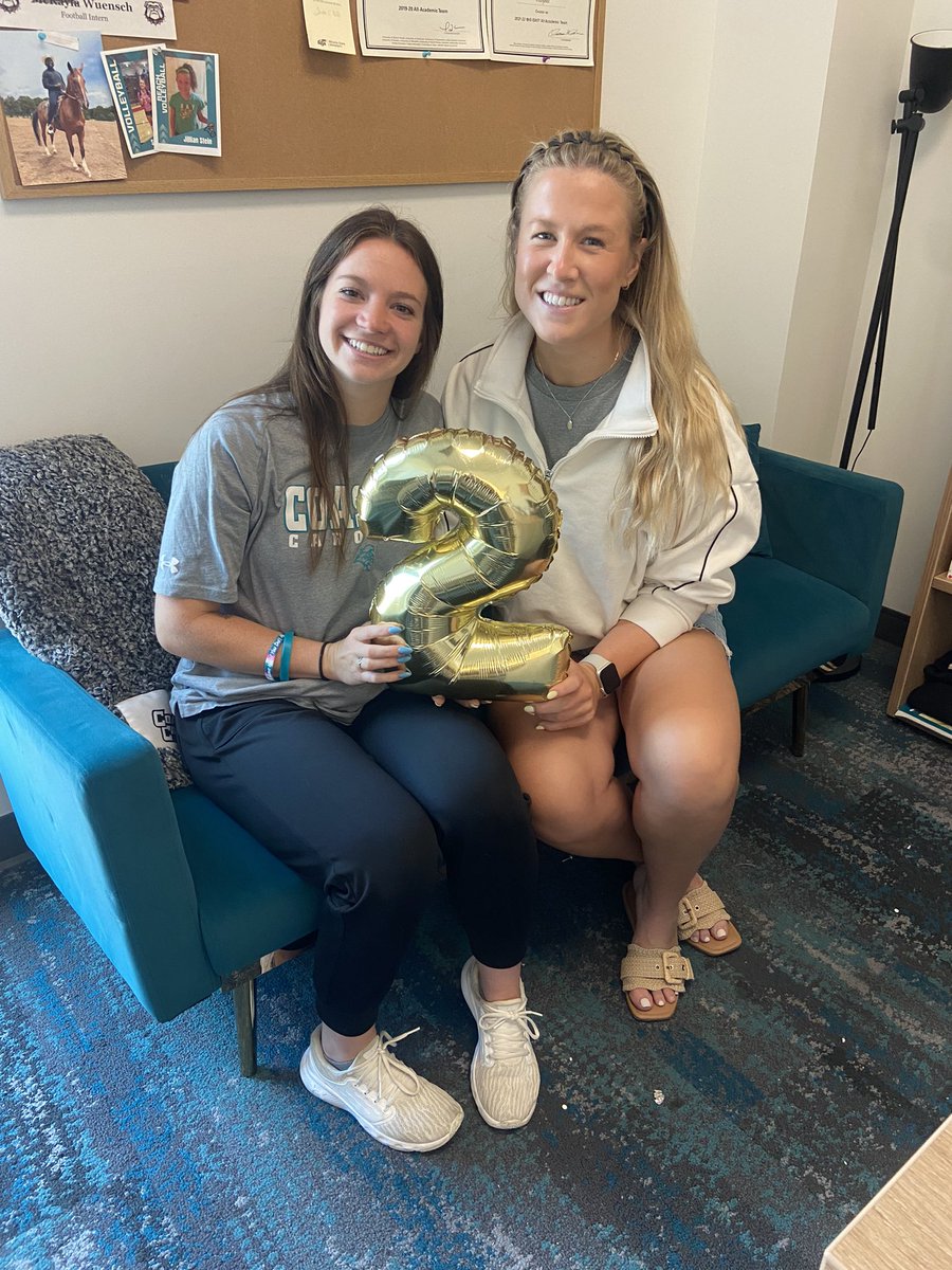 ccusaas's tweet photo. 2️⃣ years of @LindsayNormile  and @McKaylaWuensch with SAAS! 

Excited for what year 3 will bring! 

Chants Up! https://t.co/bjNhzY3dmH
