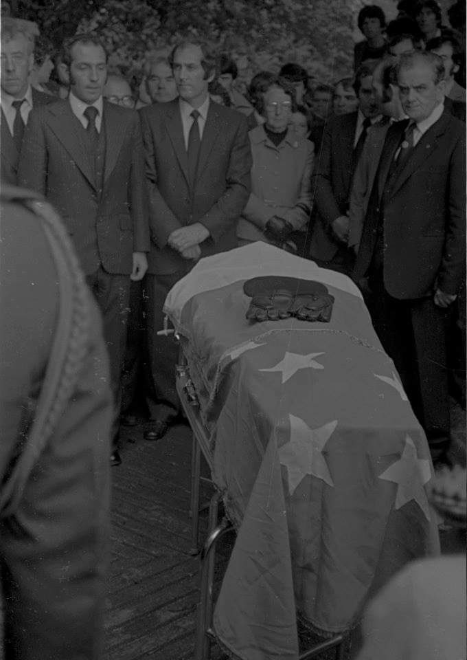 Funeral of INLA Hunger Striker Kevin Lynch, 1981.