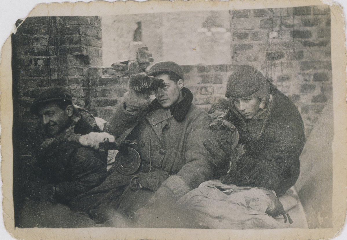 #OTD in 1944, the Warsaw Uprising began. Fighting raged as civilians joined the Polish Home Army in the battle against the Germans.

Jan Kostanskí (pictured right) wanted to fight, but his mother forbade him. She needed the Polish teenager's help hiding their Jewish neighbors.
