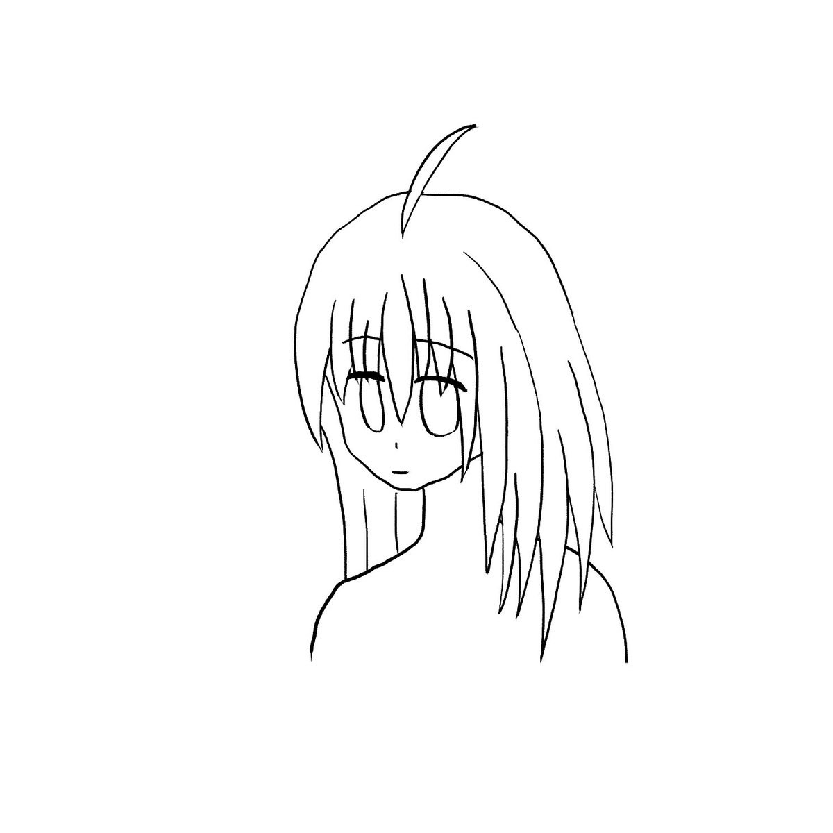 線のヘロヘロは一旦置いといて、、なんか小さい目に描いちゃう癖あるのかな。次はもうちょいキャンバスいっぱいにとまでは行かなくても少し大きめを意識してみましょ