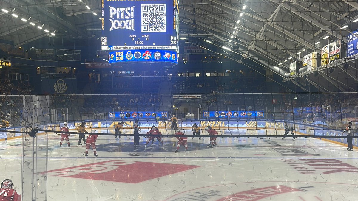 #Pitsiturnaus välierä numero 2 #SaiPa - #Ässät. Voitolla finaaliin #Lukko’a vastaan ja häviäjä kotiin.