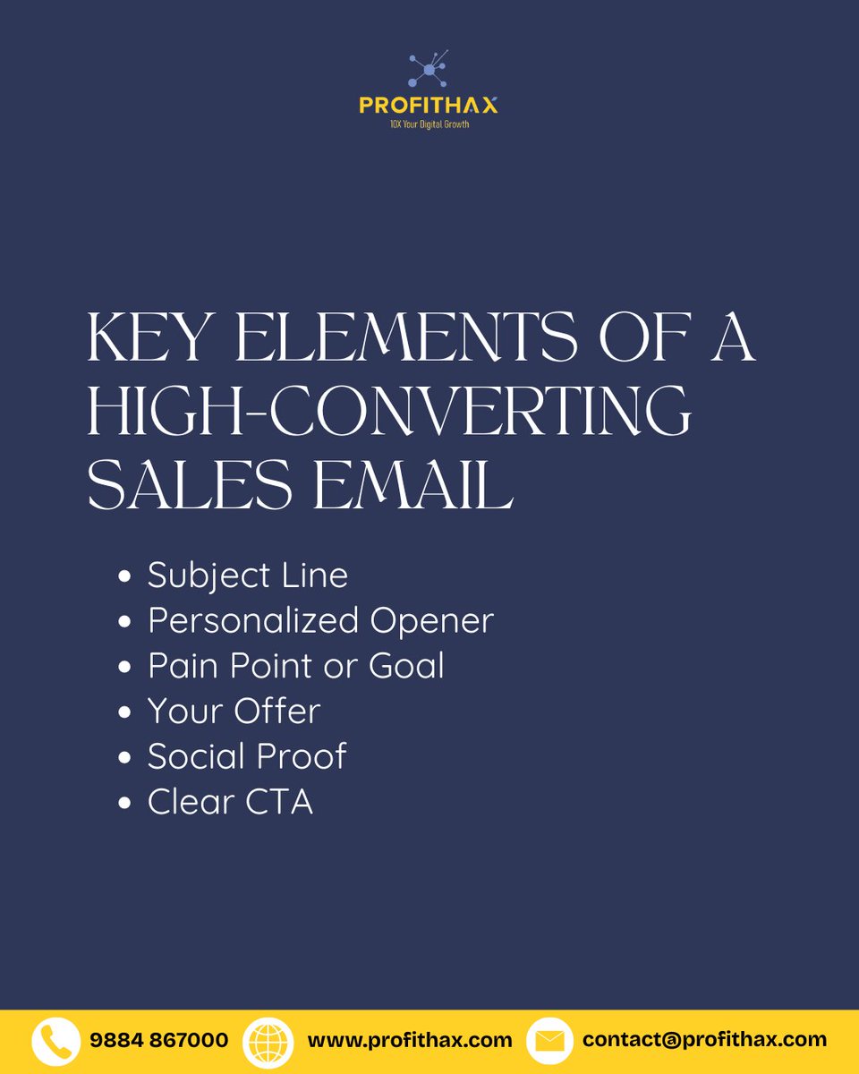 ProfitHax_10X's tweet image. Want to write sales emails that don’t get ignored?

DM us &quot;LEAD MAGNET&quot; for more information.

#SalesEmails
#EmailMarketingStrategy
#ColdEmailTips