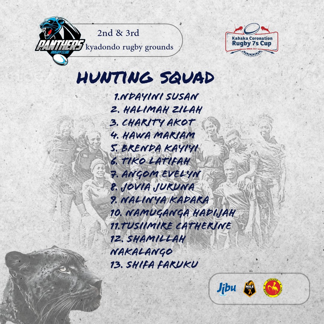 Panther Hunters are locked, the hunt is on .. 
#kabakacoronation7s