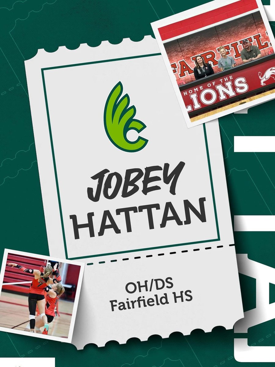 IT’S TIIIMMMMEEEEE!!! ⏰ WCVB fans join us in welcoming our incoming freshmen class. 🤩 

Kicking us off is OH/DS, Jobey Hattan from Hillsboro, Ohio. She will be majoring in accounting. Welcome to WCVB, Jobey! 💚

#WCVB