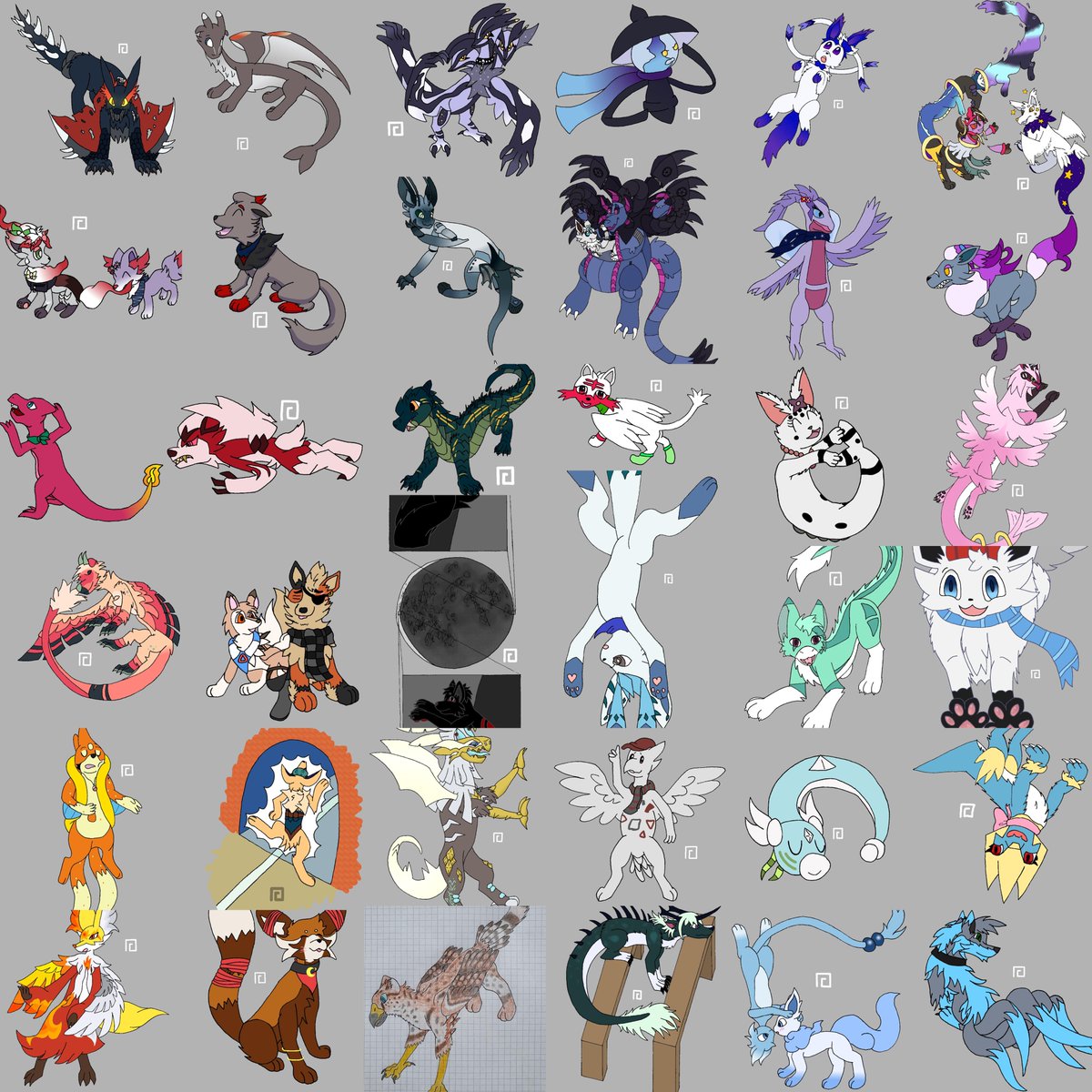 i_git_it's tweet image. Artfight 2025 Collage