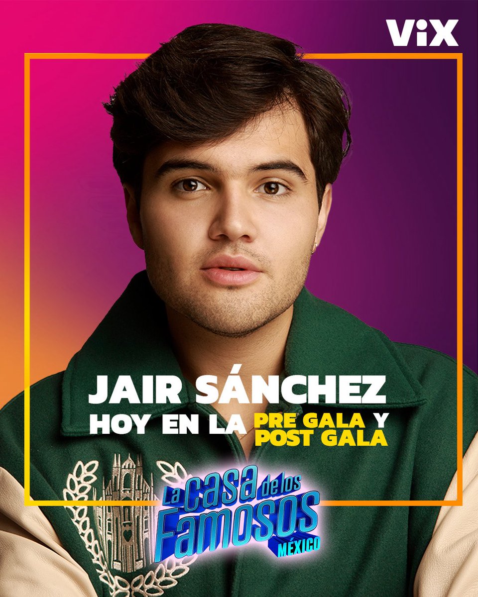 ¡HOY se arma con todo! 🔥
<a href="/jairsanchezzz/">Jair Sanchez</a> llega a la Pre Gala y Post Gala de <a href="/LaCasaFamososMx/">La Casa De Los Famosos México</a> para levantar el evento y todos los trucos 😏😱
No se lo pierdan…
#JairEnLCDLF #LaCasaDeLosFamososMx