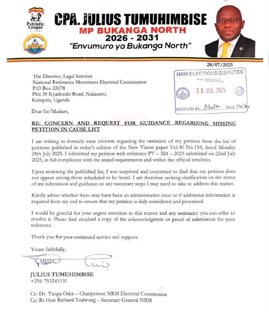 Bukanga North NRM supporters demand justice!
They accuse the NRM Tribunal of ignoring Hon. Tumuhimbise Julius' petition despite evidence he beat Hon. Byanyima by 2,000 votes.
"We may quit NRM if Museveni doesn’t act!" #UgandaPolitics #TheAnkoleTimes
