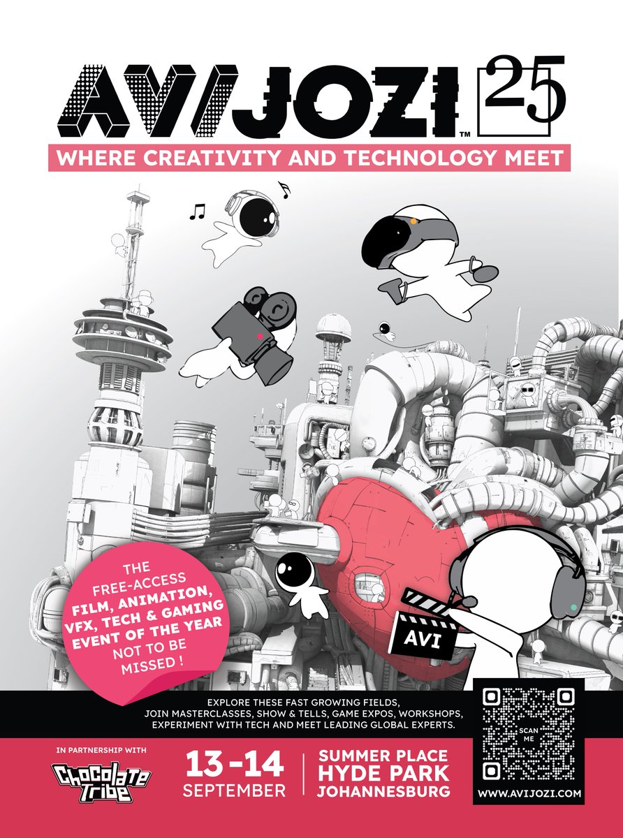 🔌
"The countdown has officially begun. 🚀 Expect mind-blowing showcases, presentations, portfolio reviews, real industry connections, and two jam-packed days of creative energy you won’t want to miss. 

🎟️ Register here now!:  avijozi.zohobackstage.com/AVIJOZI spaces fill fast!
#AVIJOZI