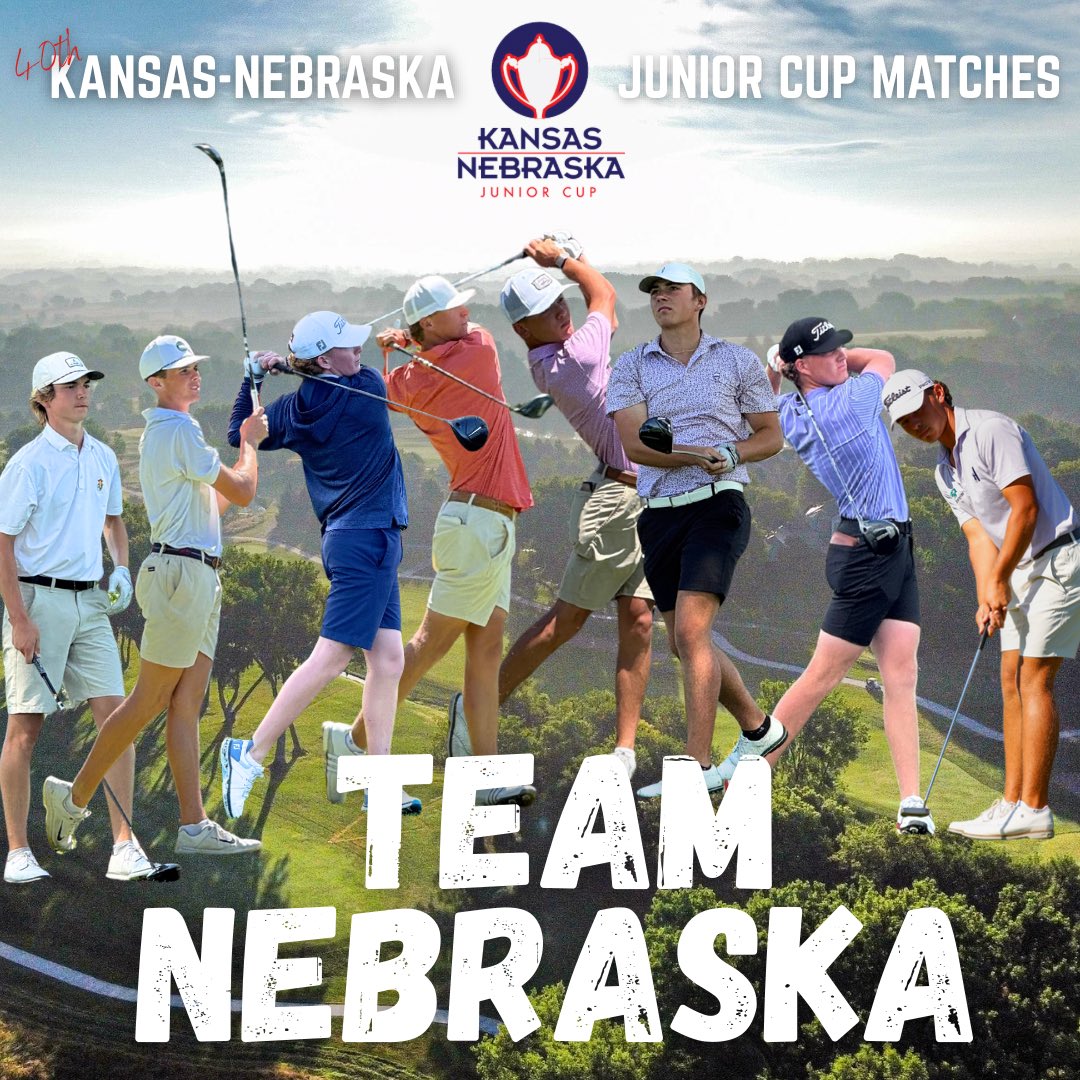 The Squad
Zack Erstad, Lincoln
Trevor Gutschewski, Omaha
Jaxson Hinze, Waco
Carter Honnens, Lincoln
Tommy Kelley, Omaha
Ben Kottmeyer, Lincoln
Nash Malone, Kearney
Coltrane Mittag, Ashland

Captain - Jake Hirz
Assistant Captain - Jered Hellman

The 40th #KNJuniorCup is on deck.