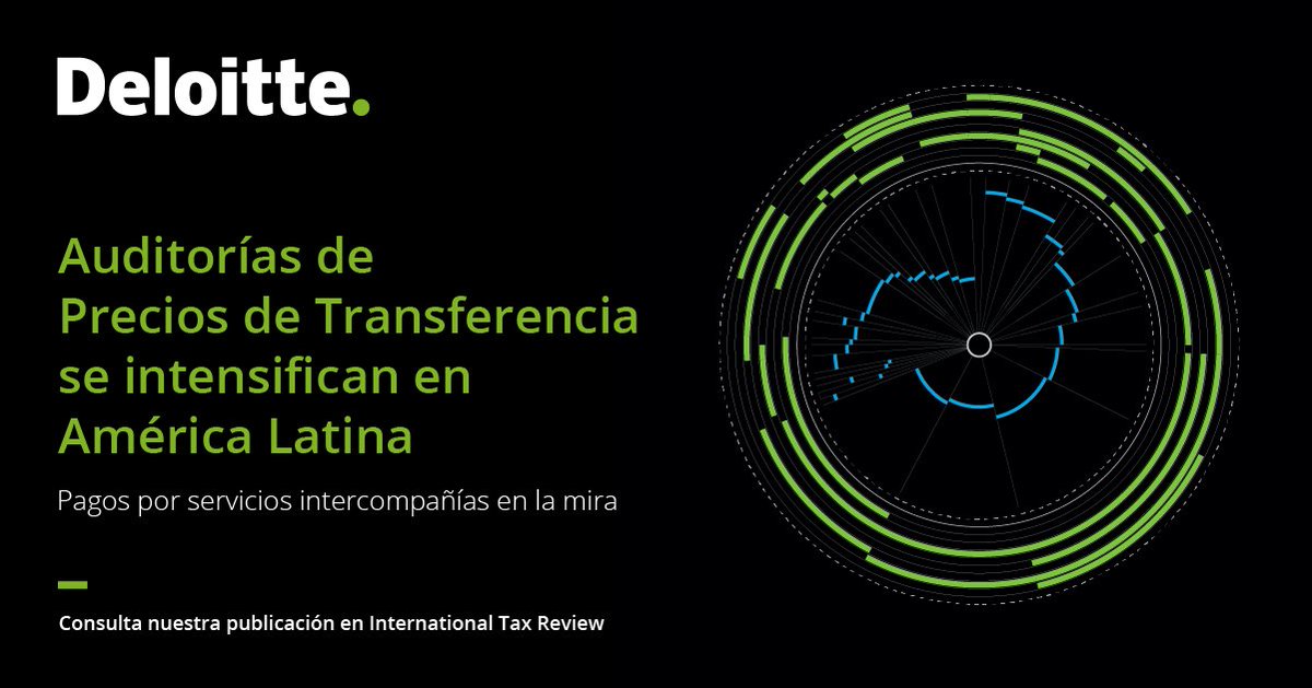 🟢 Las auditorías de precios de transferencia se vuelven más rigurosas en la región. Pagos por servicios intercompañía son ahora un punto crítico. Prepárate antes de que toquen tu puerta.💡 

👉 Lee el artículo completo en ITR (International Tax Review) 🔗 delo.tt/6017fkTjz