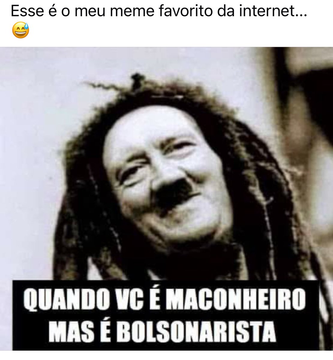 phoenixriver24's tweet photo. Maconheiro conservador, de direita ou bolsonarista é uma aberração política e humana. Né? https://t.co/PSD5x2mMow
