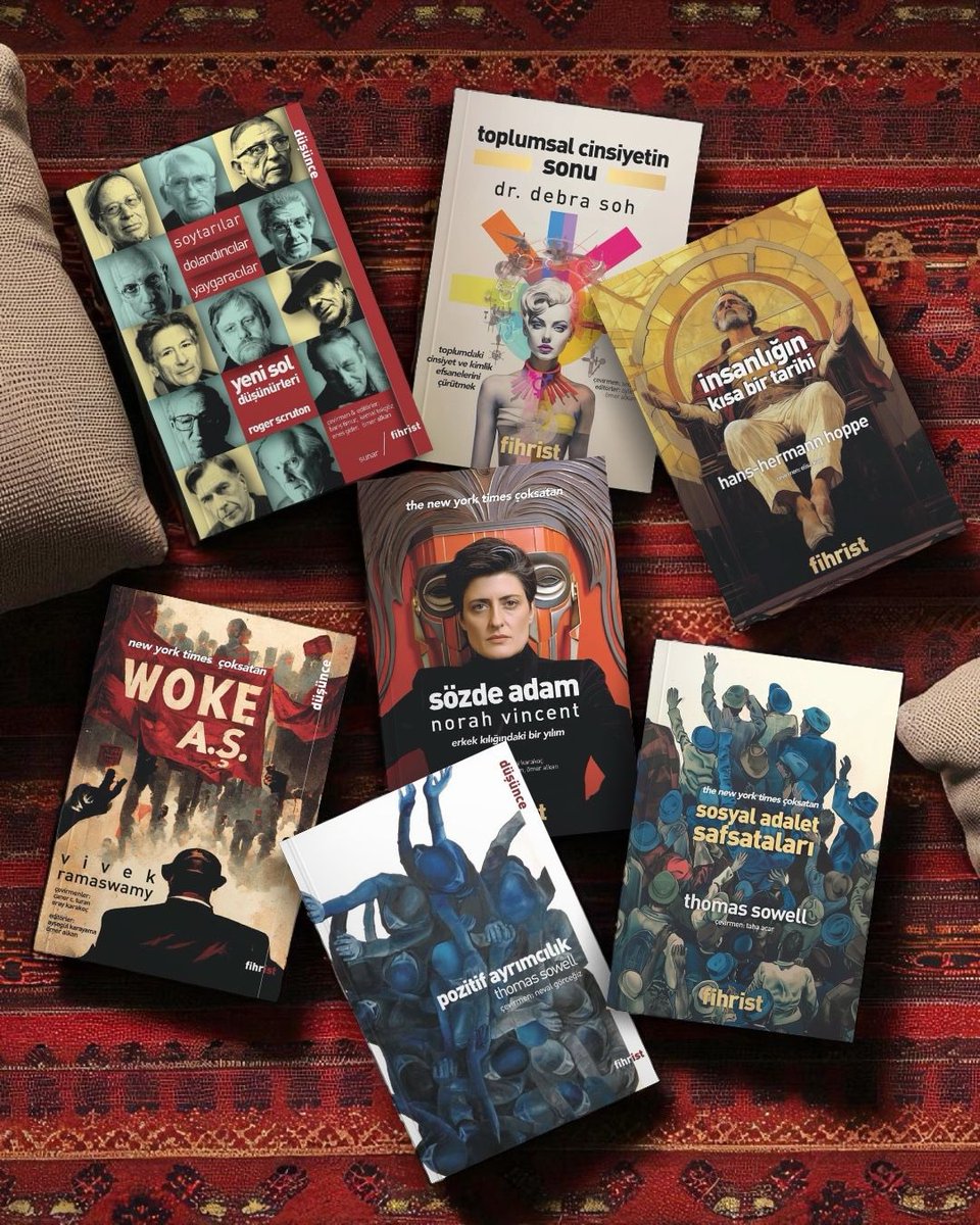 Progresifliğin uçlarında, aklı, bilimi ve verileri reddedecek denli bir rahatlıkla eserler kaleme alınan son dönemde, Postyapısalcılığın, Queer felsefenin, kimlik ideolojilerinin hükümranlığını sürdüğü günümüzde, Sağduyunun sesi olarak fihrist’in düşünce kitaplığı…