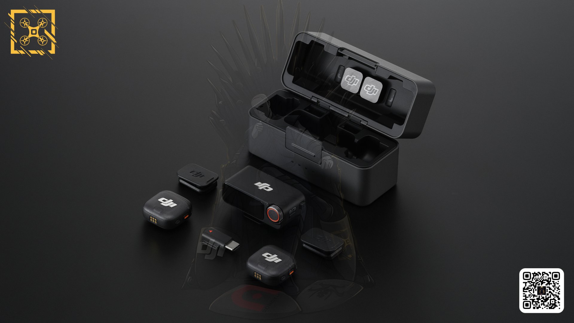 DJI MICセット DJI ピンマイク ワイヤレス 無線 風防 DJI MIC 2 エントリー