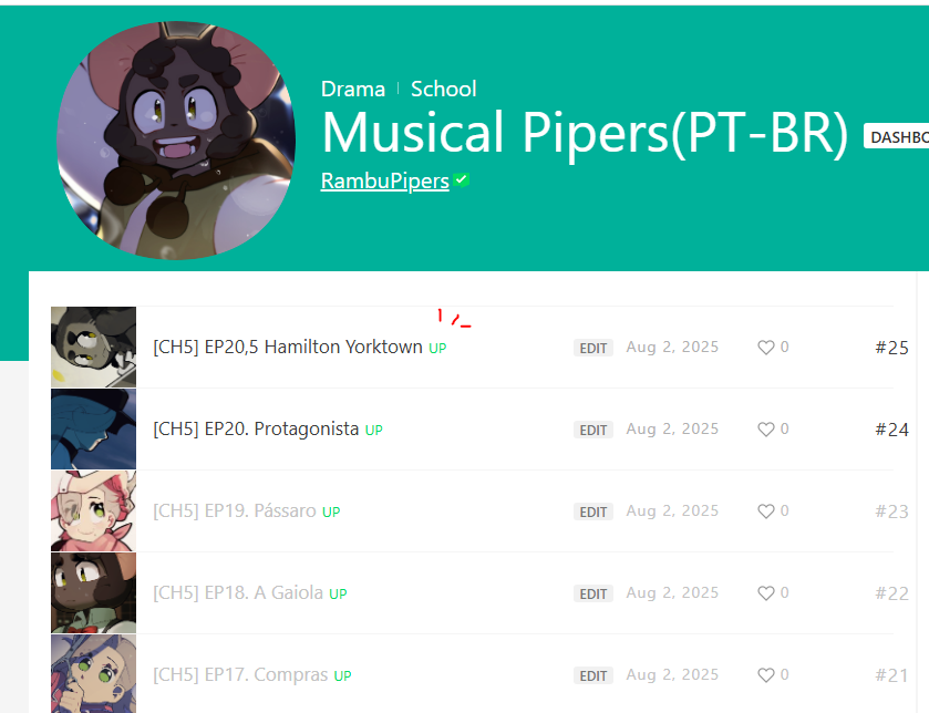 webtoons.com/en/canvas/musi…
O Capítulo 5 do webtoon em PT-BR já está disponível! (Um novo capítulo será postado toda sexta-feira!) Obrigada!😊  

The Chapter 5 of the webtoon in PT-BR is now available! (Each chapter will be uploaded every Friday!)  Thank you!😊