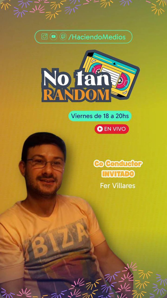 Hoy nuevamente al aire coconduciendo de 18 a 20 en haciendo medios youtube.com/@haciendomedio…