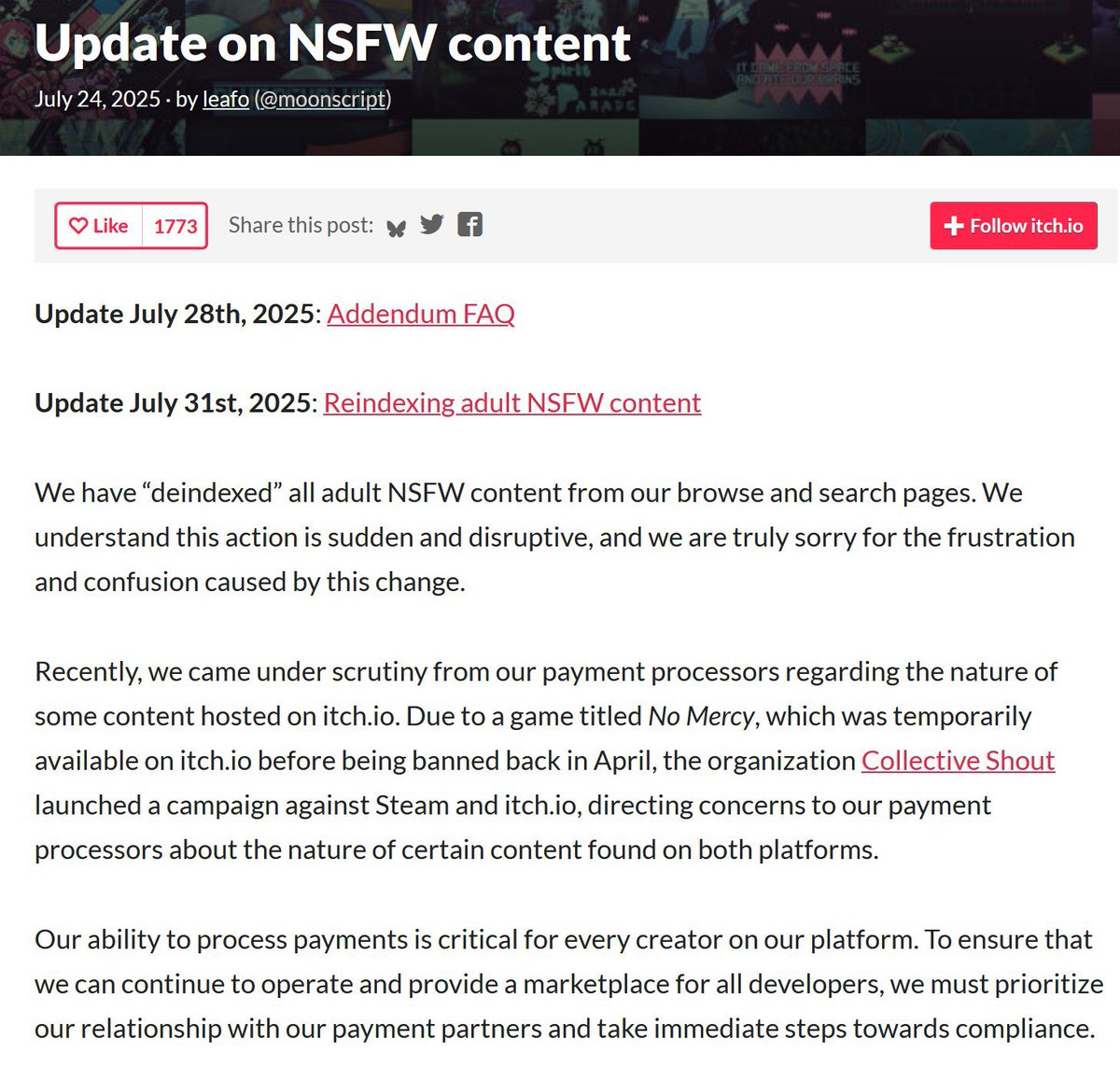 Don't lie. We're not stupid