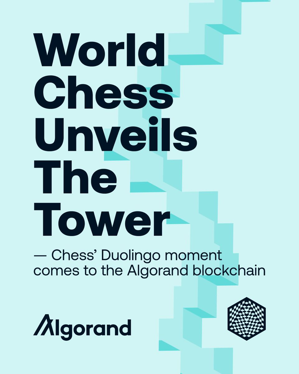 Algorand Foundation (@algofoundation) on Twitter photo Over 1 million chess players now have Algorand wallets.
<a href="/theworldchess/">World Chess</a> just launched ‘The Tower’: This is Chess’ Duolingo Moment ♟️
The Tower is a vertical player progression system in which every game earns Progress Points (PP), which can be exchanged for digital and physical Over 1 million chess players now have Algorand wallets.
<a href="/theworldchess/">World Chess</a> just launched ‘The Tower’: This is Chess’ Duolingo Moment ♟️
The Tower is a vertical player progression system in which every game earns Progress Points (PP), which can be exchanged for digital and physical